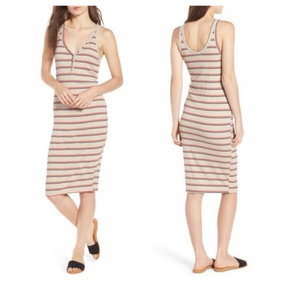 All in Favor Midi Length Dress Size Large
